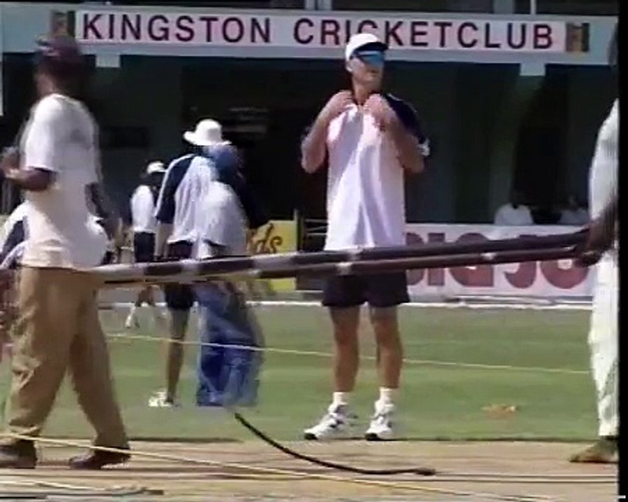 WORST PITCH OF ALL TIME - JAMAICA 1998 West Indies v England 1st test