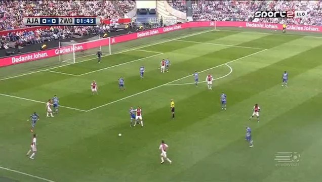 Lasse Schone Goal HD - Ajax 1-0 Zwolle - 03-04-2016