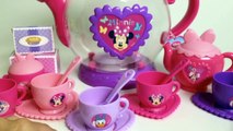 Minnie Mouse Bow-tique Play Doh Tea Playset Disney Junior Mickey Mouse Toys Juego de Té P