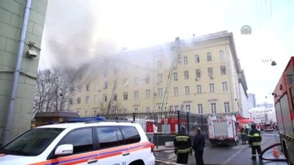 Rusya Savunma Bakanlığında Yangın (2)