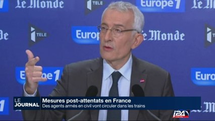 Mesures post-attentats en France: des agents armés en civil vont circuler dans les trains