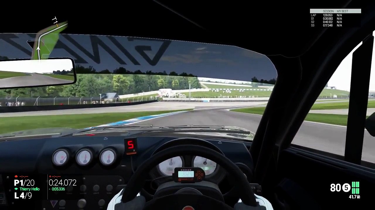 Project Cars PS4 | Career Mode | Ginetta G40 Junior Championship | Round 2 Race 1 Donington Park