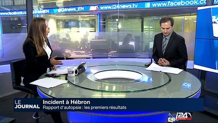 Incident à Hébron: les premiers résultats de l'autopsie