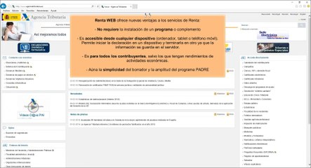 Declaración de la Renta 2015, ¿qué es Renta WEB?