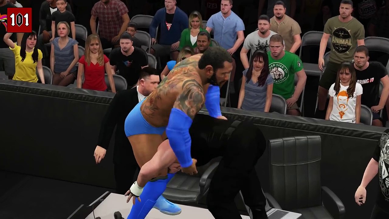 Annihilating Announce Table Attacks  WWE 2K15 Top 10