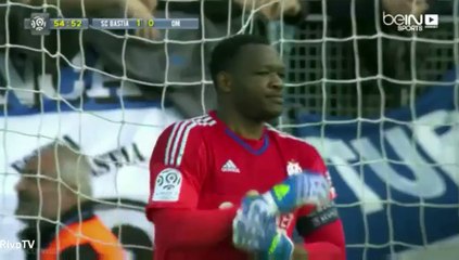 Gael Danic Penalty Goal - 2-0 SC Bastia vs Marseille