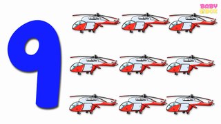 Helicopter Numbers   Learn numbers from 1 to 20