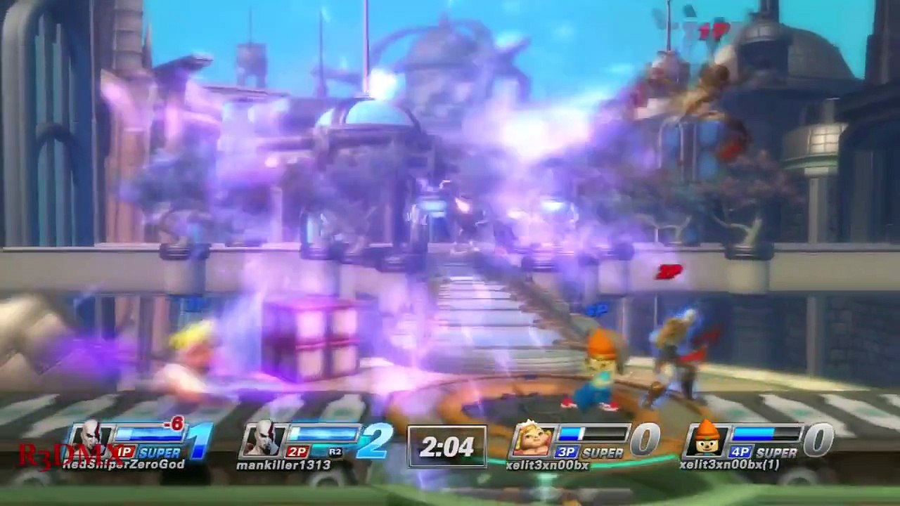 Playstation All Stars Battle Royale: Kratos Match #7 - Double Kratos Vs. Fat Princess & Parappa