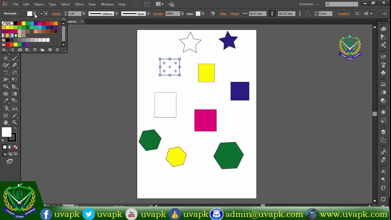 Lecture 4 how to use magic lesso tool in adobe Illustrator In Hindi Urdu