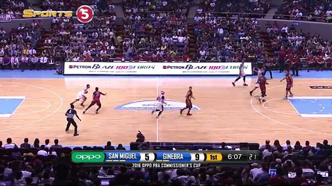 Tenorio breaks the defense