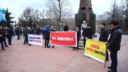 Rusya'da Kamyon Şoförlerinin "Yol Vergisi" Protestoları