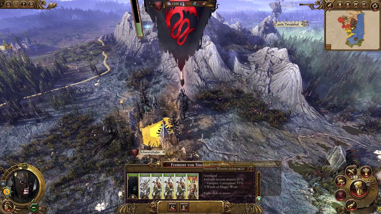 Total War : Warhammer - Campagne Comte Vampire
