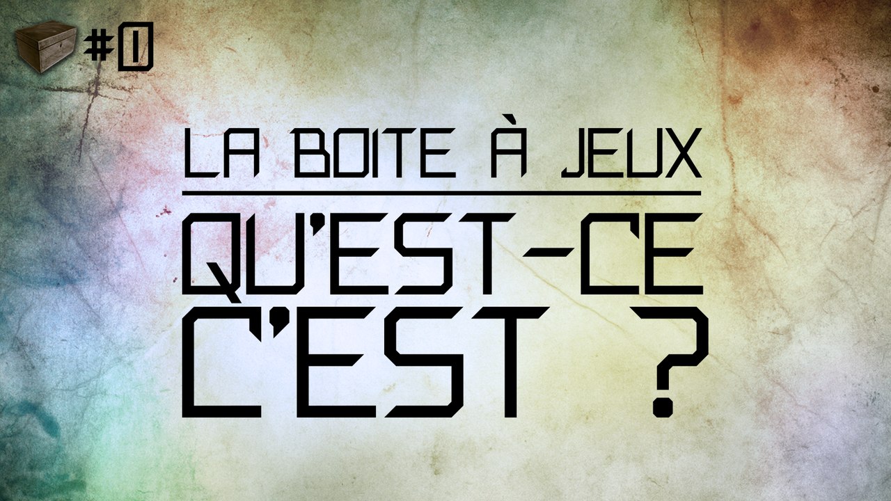 La Boite à Jeux: Qu'est-ce que c'est ? - BAJ#0