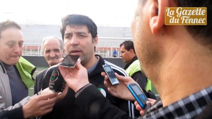 Mekhazni (sélectionneur U20) répond à la presse après la victoire face à la Mauritanie