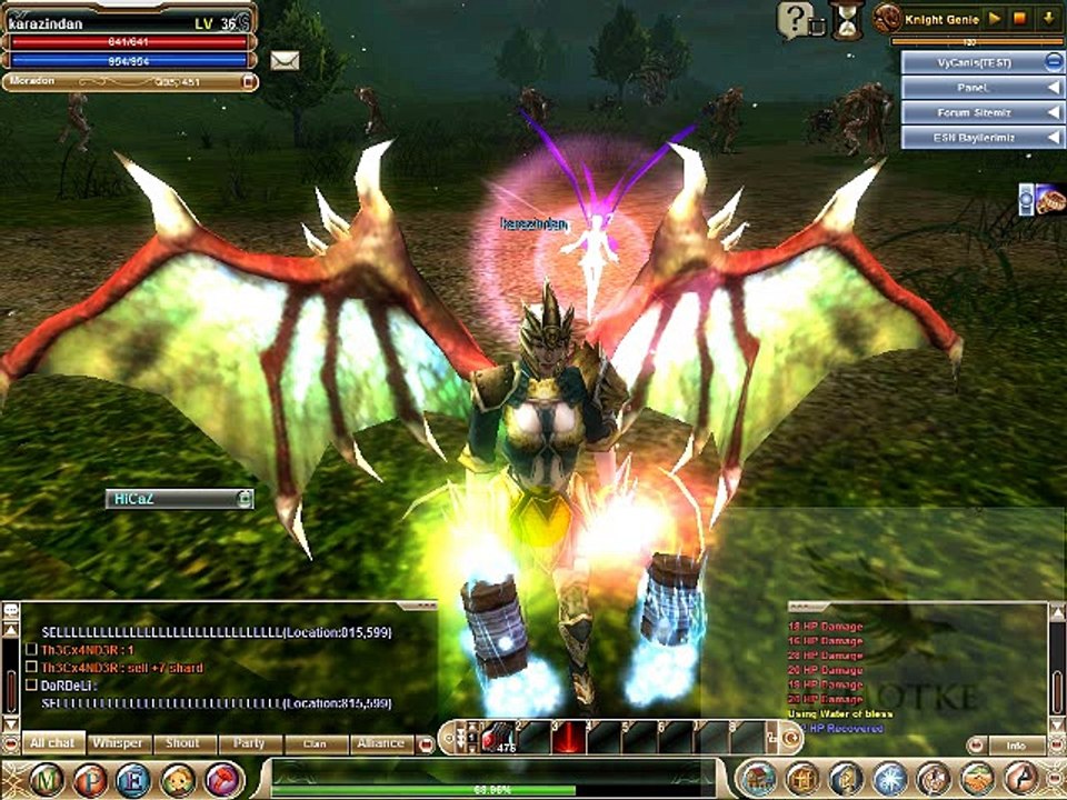 Knight Online Priest Genie ayarları Usko tarzı pvp Alemko genei seting