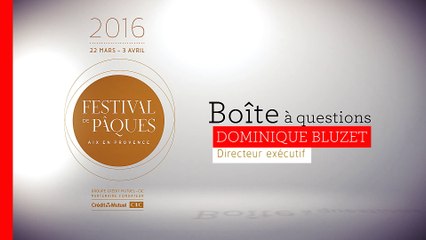 Boîte à questions : Dominique Bluzet