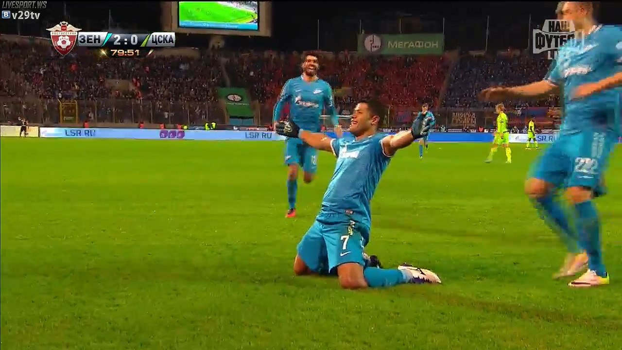 2-0 Hulk Free-Kick HD - Zenit St. Petersburg 2-0 CSKA Moscow 03.04.2016