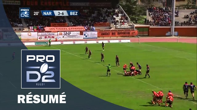 PRO D2 – Narbonne - Béziers : 30-21 – J24 – saison 2015-2016