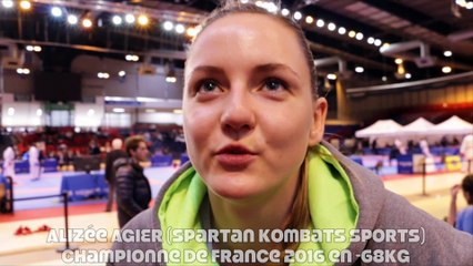 CFKarate 2016 - Alizée Agier, la tête à l'Europe