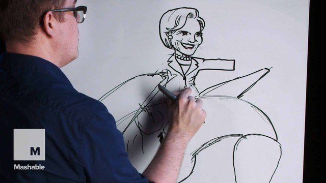 How to draw Hillary Clinton riding a dragon like the Khaleesi she is