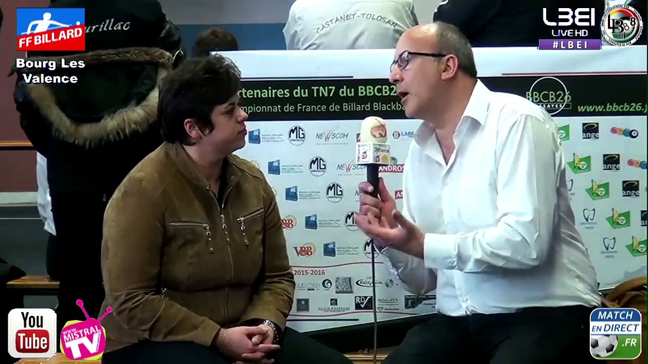 15_16_LIVE REAC DES FINALISTES FEMININE VAINQUEUR BOURG LES VALENCES - SABRILLA BRUNET