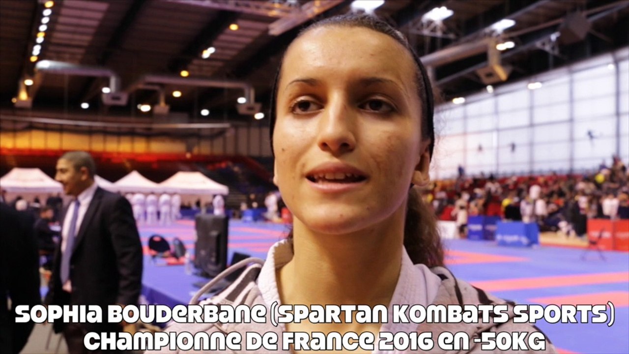 CFKarate 2016 - Sophia Bouderbane analyse sa compétition