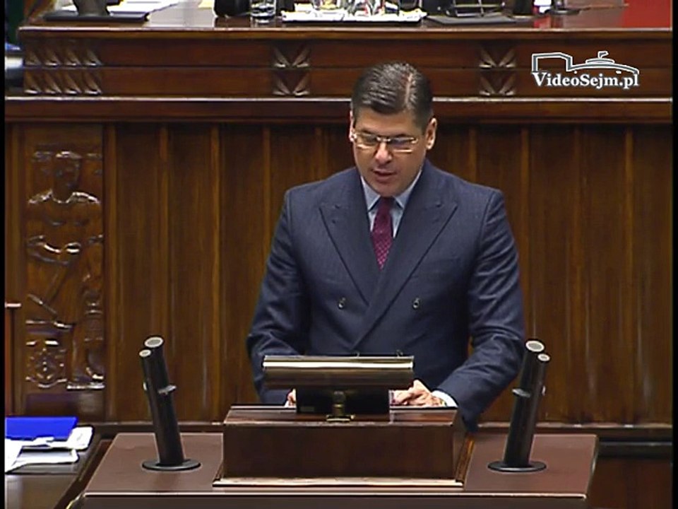 Poseł Paweł Pudłowski - Wystąpienie z dnia 31 marca 2016 roku.