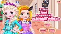 Disney Princess Dress Up Games - Elsa and Rapunzel Matching Outfits