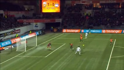 Alexandre Lacazette Goal - Lorient 1-1 Lyon - 03.04.2016