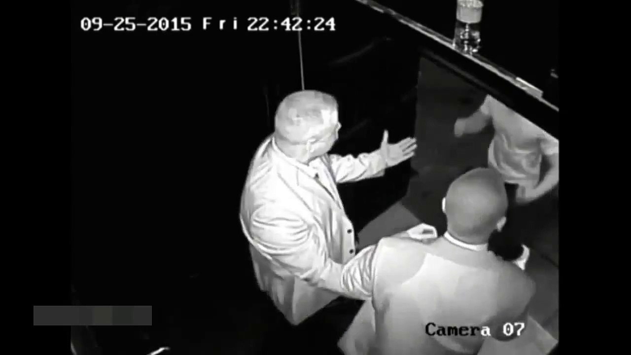 Shocking CCTV footage shows drunken yobs attacking strip club bouncers in terrifying brawl