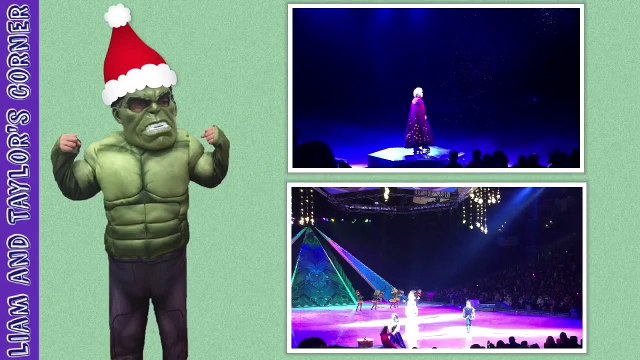 DISNEY ON ICE: FROZEN, A sneak peek | Elsa Anna Olaf Kristoff | Liam and Taylor's Corner
