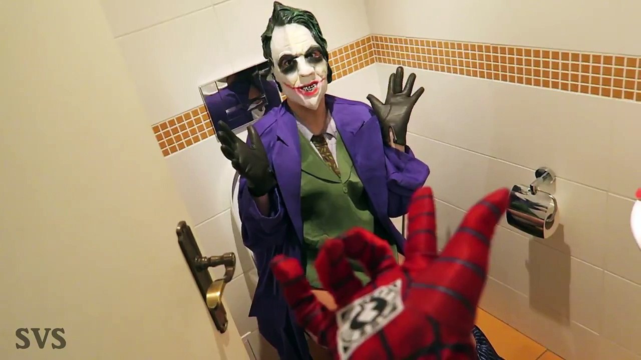 Spiderman vs Joker - Toilet Battle in Real Life _ Death Match