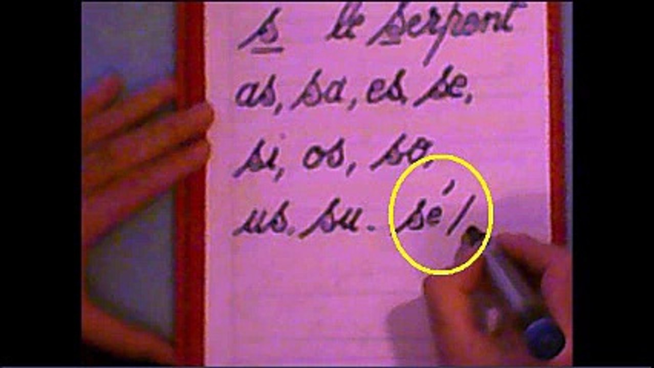 Le son s [s] au CP : Apprendre à écrire et à lire les sons français par l’exemple
