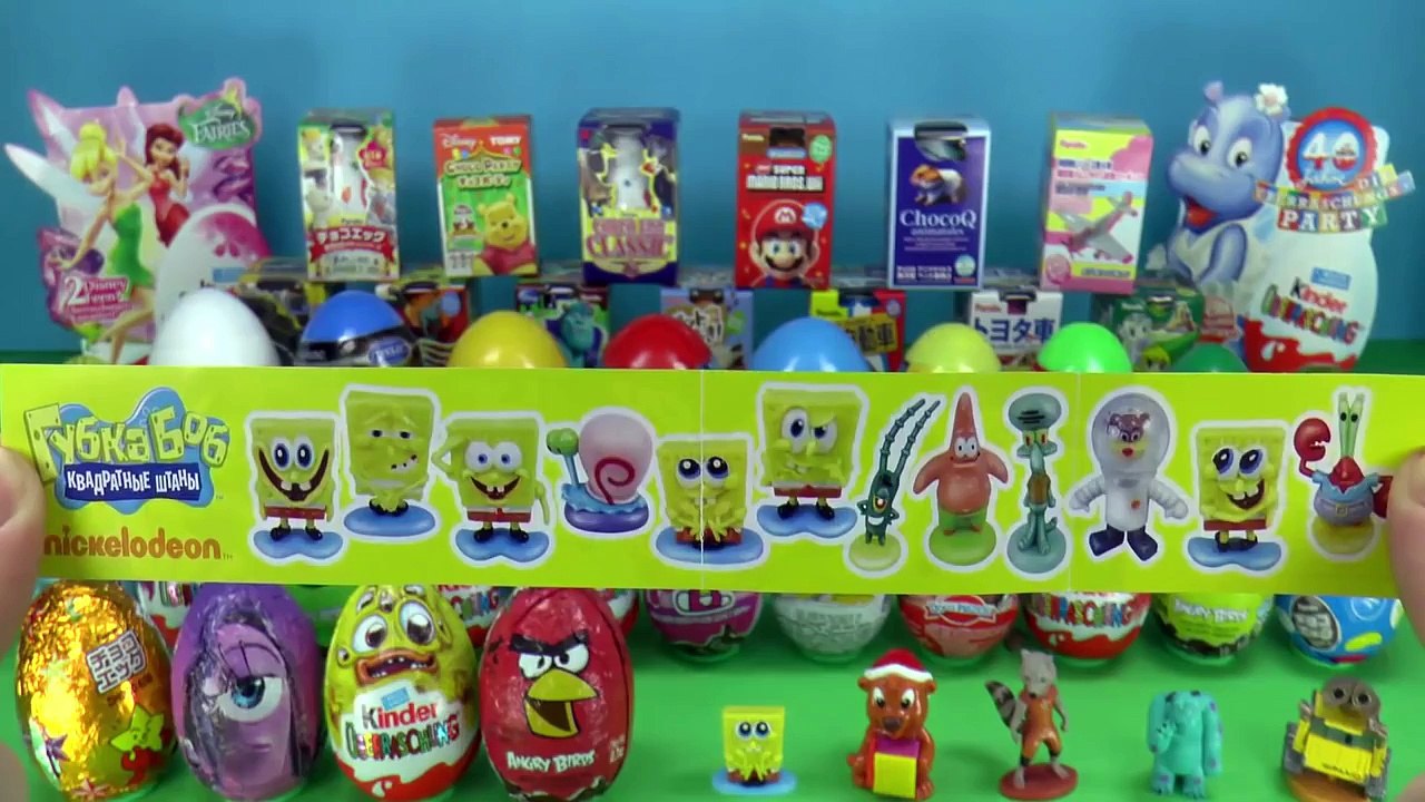 70 Surprise eggs Kinder Surprise, Disney Pixar Cars 2, Маша и Медведь