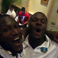 West Indies Team Dance party in Hotel after Winning World Cup 2016