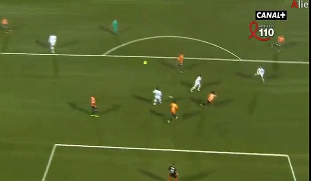 Alexandre Lacazette goal-Lorient	1-3	Lyon 03.04.2016