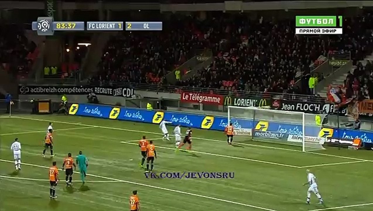 Lacazette | Lorient 1-3 Lyon
