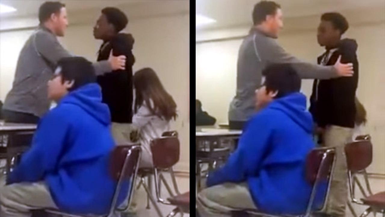 Amazingly Caring Teacher Calms Down Irate Student
