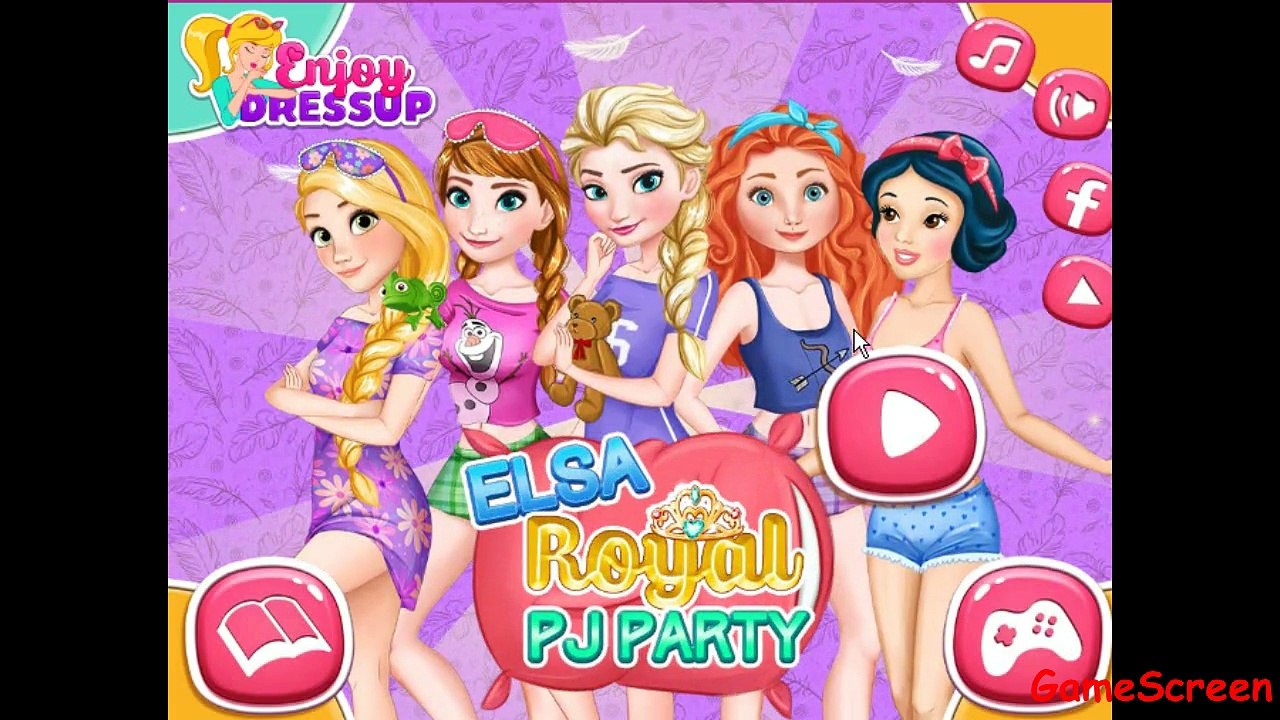 Elsa Royal Pj Party