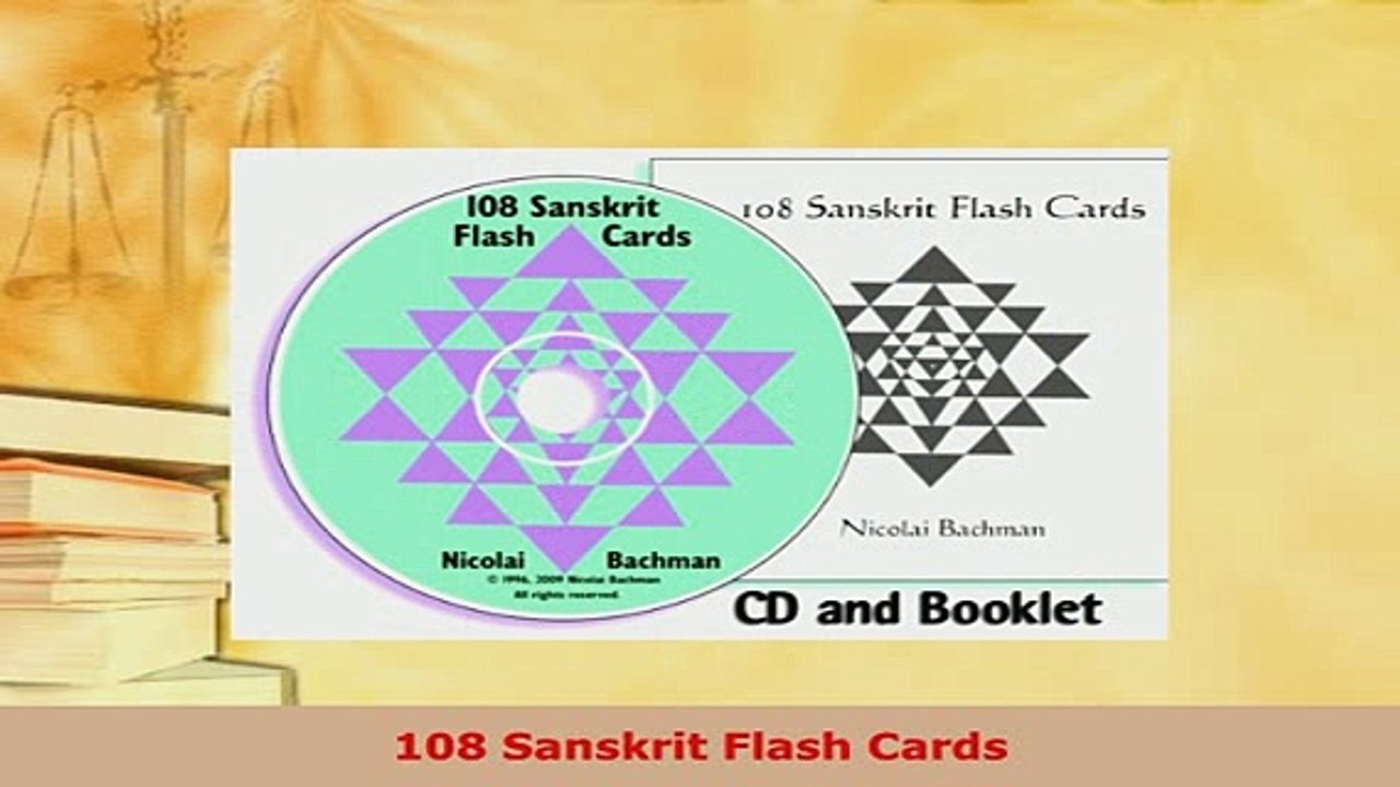 Download  108 Sanskrit Flash Cards Read Online