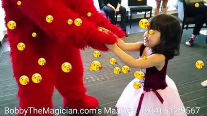 Download Video: Little girl blows birthday candle, while violins play, and kids' fun by Bobby's Mascots, North Vancouver, Surrey, Burnaby, Richmond, Delta, BC