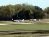 Gathering of Mustangs & Legends - Mustang Flight Takeoff