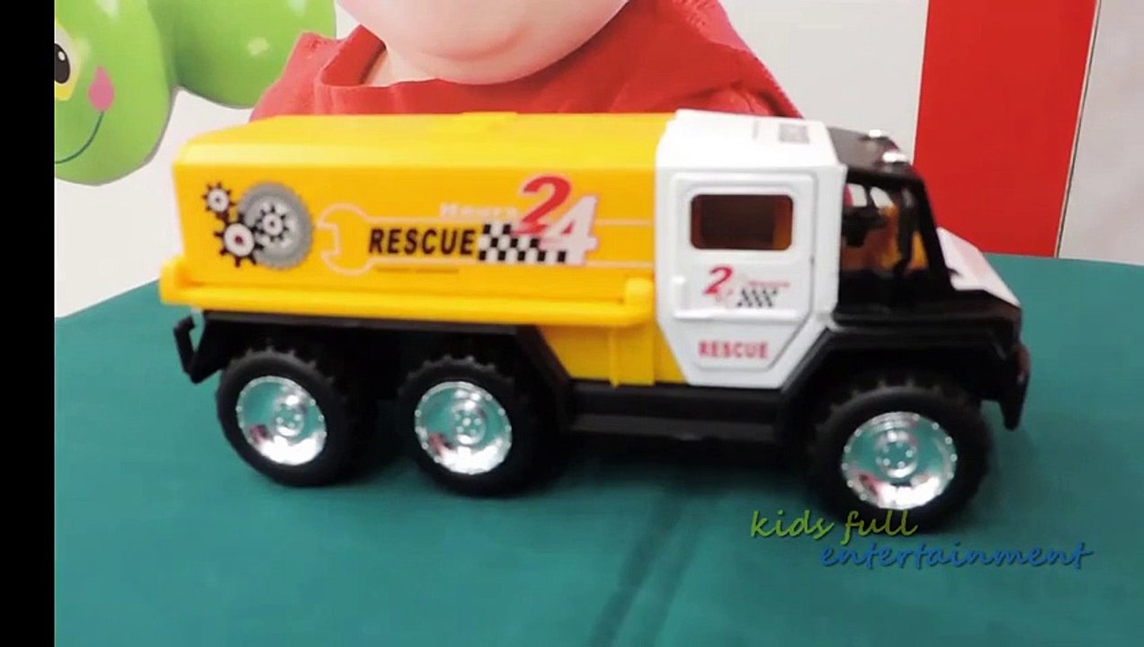 Tank Truck Review-Rescue Tank Truck To Play For Kids -Children Toys