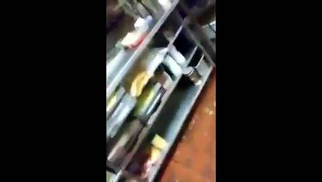 McDonalds Employees Fight A Bum