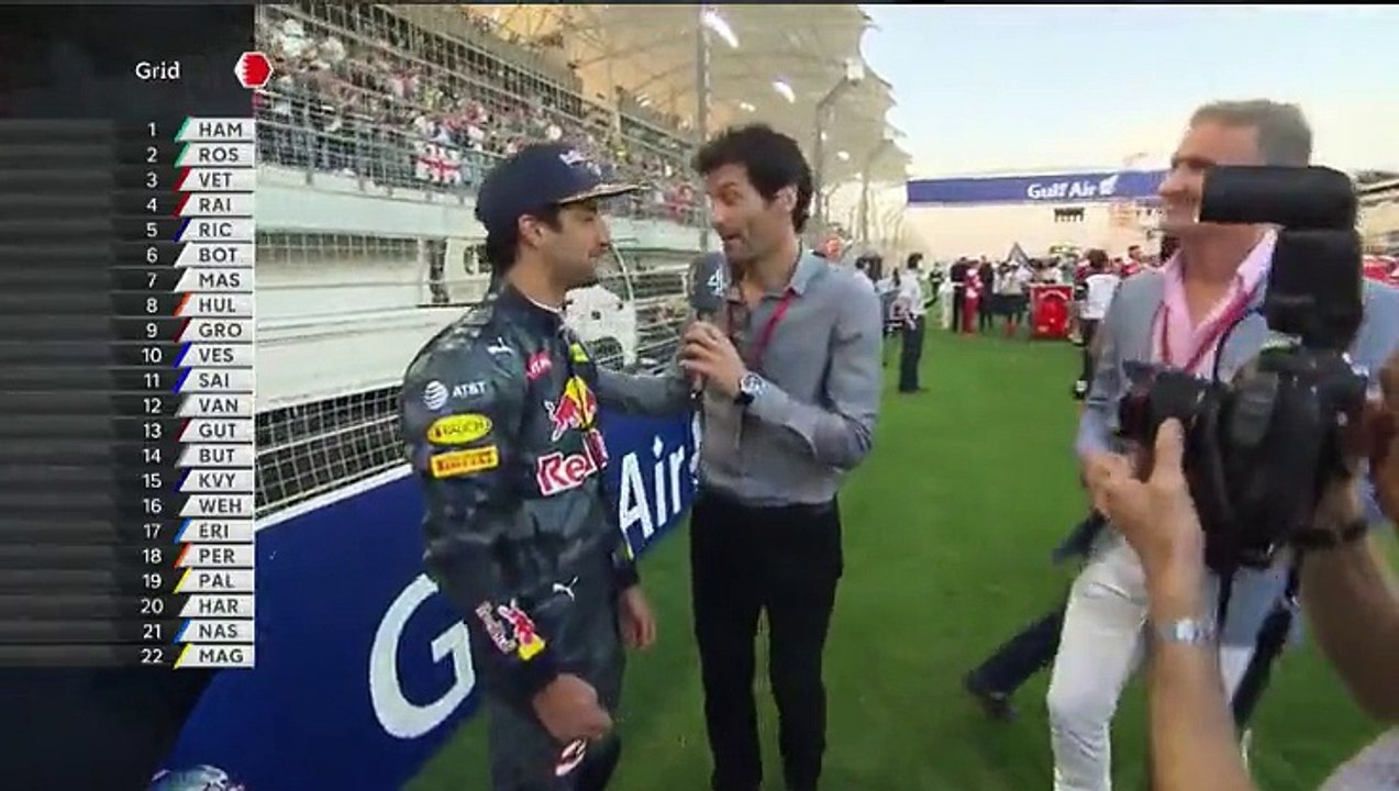 Channel 4 F1 Bahrain GP Grid Walk video Dailymotion