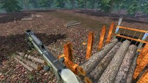 Farming Simulator 15 Lawn Care Logging Ep #2