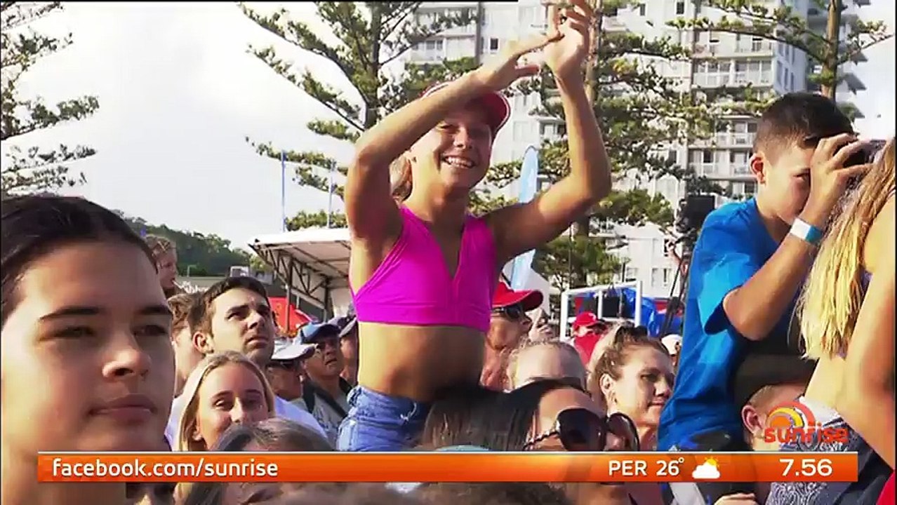 04/04/16 - Samantha Jade - "Firestarter" / "Shake That"/ "What You’ve Done to Me" - Sunrise - Gold Coast