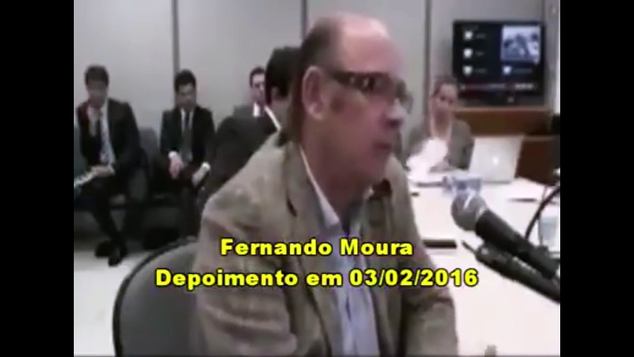 Trecho em que Fernando Moura cita Aécio e representante do MPF não quer saber.