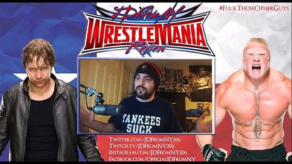 WWE Wrestlemania 32 4-3-16 Review & Results