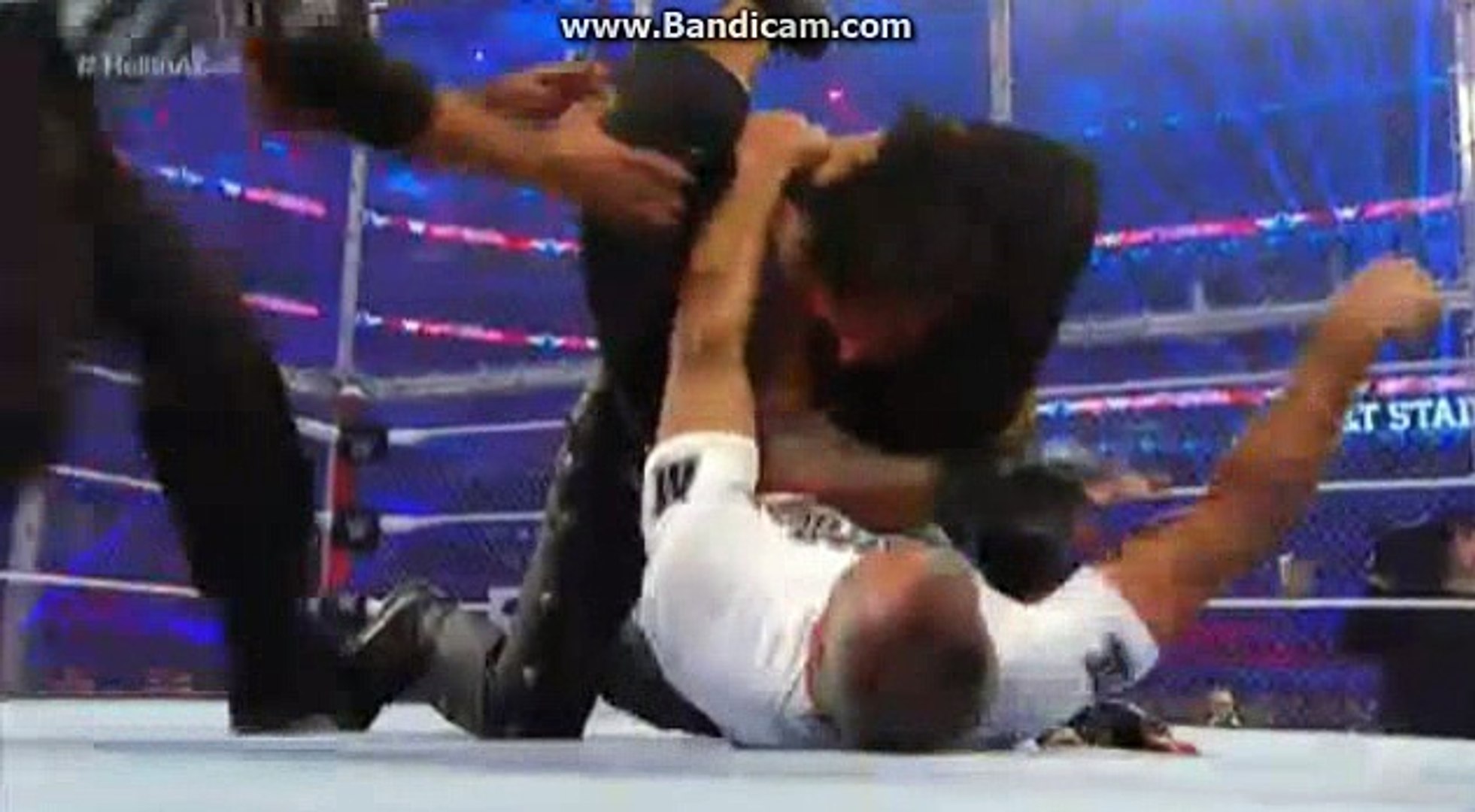 Wrestlemania 32 Shane Mcmahon Hell S Gate On The Undertaker Video Dailymotion